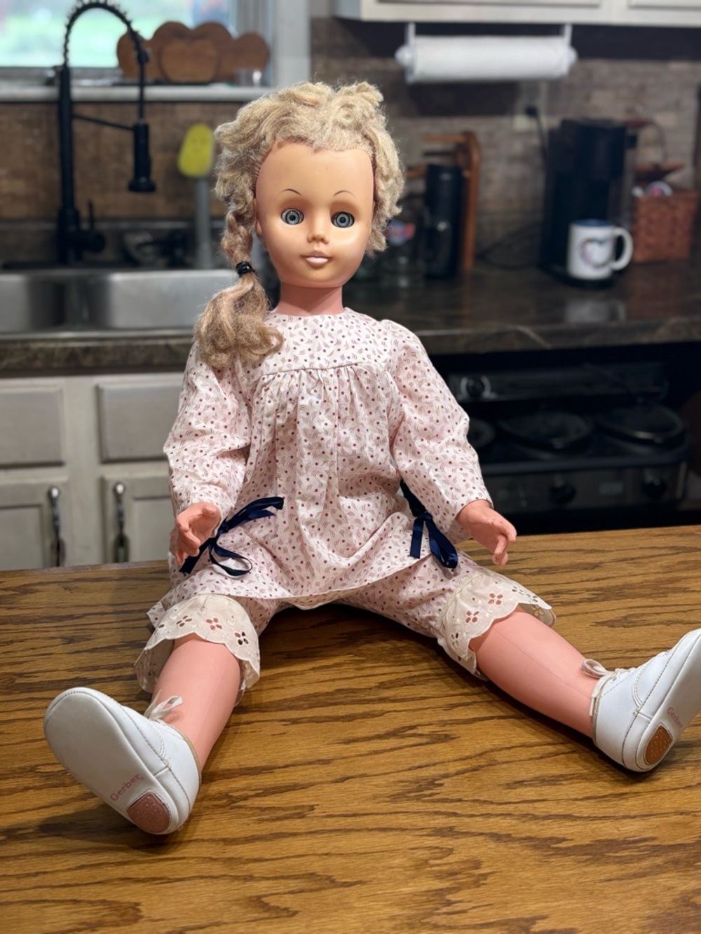 Vintage 1968 Uneeda Patti PlayPal Jointed Walker Toddler Doll Orig  Outfit  RARE